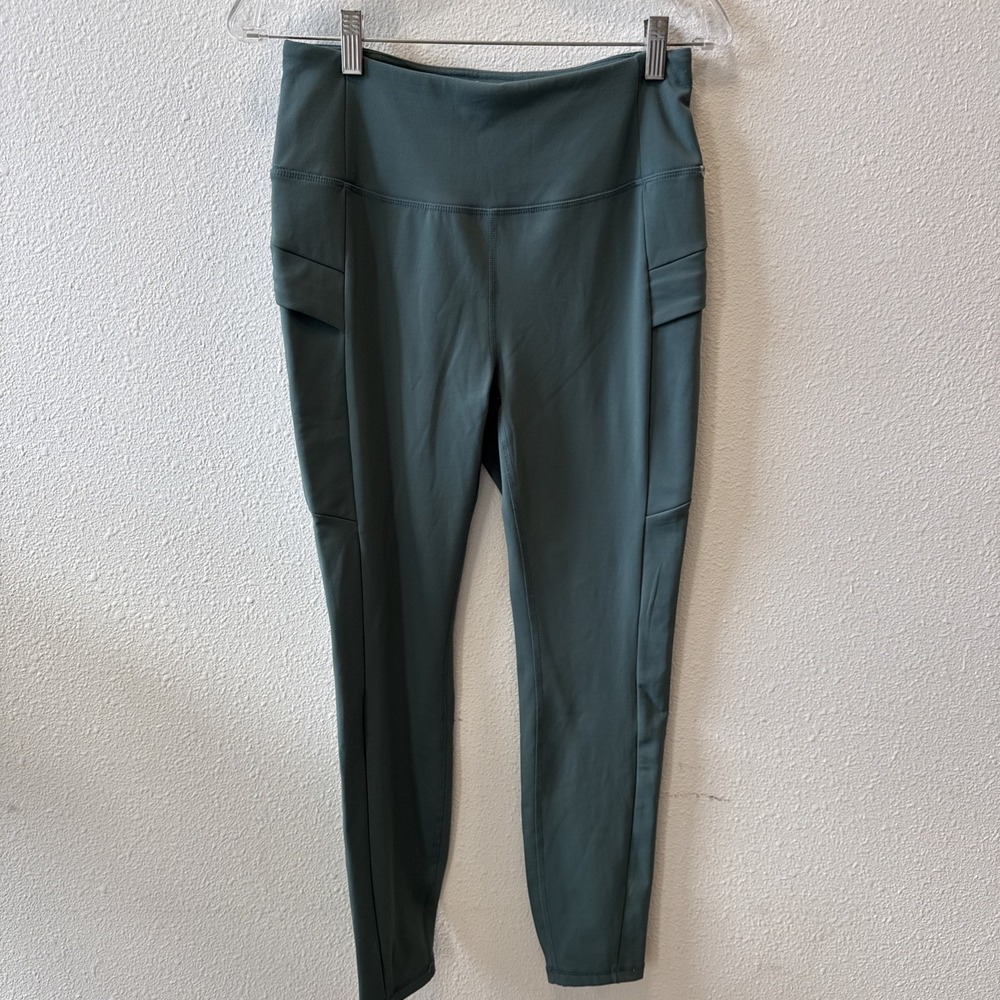 Avalanche Outdoor Supply Company Green Fleece Lined‎ Leggings Women's Size Large